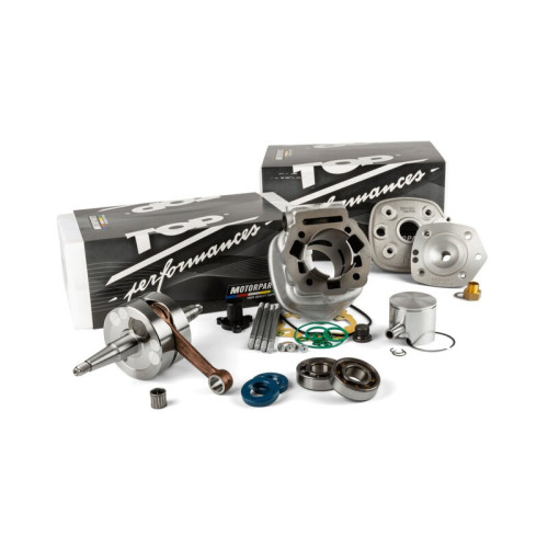 Kit de cilindro + cigüeñal TOP PERFORMANCES Maxi Kit TPR hierro 86,35cc Ø50mm C44mm - Derbi D50B0 / D50B1