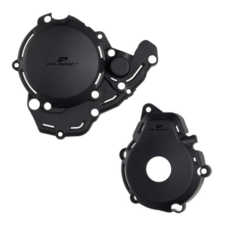 Protector tapa de embrague, encendido y bomba de agua POLISPORT Extreme - Negro