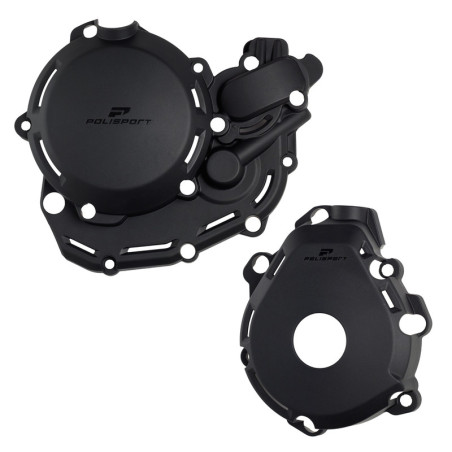 Protector tapa de embrague, encendido y bomba de agua POLISPORT Extreme - Negro