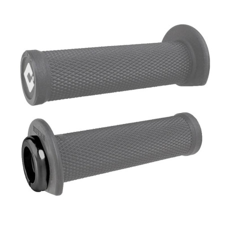 Puños ODI Ruffian 2,1 Lock-On 125mm Quad / Moto de agua - Gris / Negro