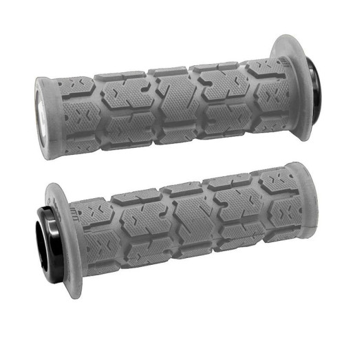 Puños ODI Roque 2.1 Lock-On 125mm Quad / Moto de agua - Gris / Negro