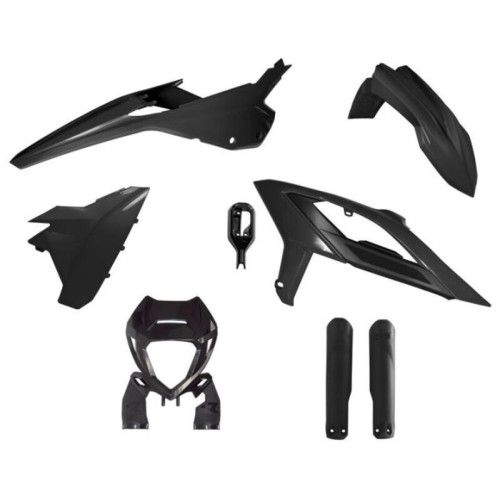 Kit de plástica RACETECH (6 pcs ) - Negro