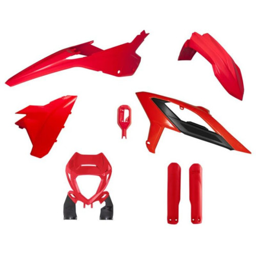 Kit de plástica RACETECH (6 pcs ) - Rojo