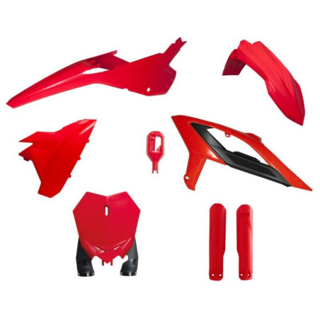 Kit de plástica RACETECH (6 pcs) - Rojo