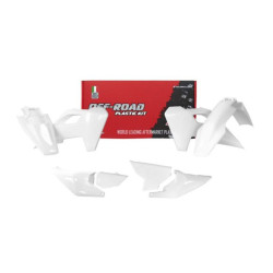 Kit de plástica RACETECH (6 pcs) - Blanco