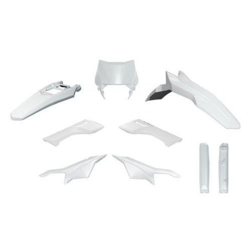 Kit de plástica RACETECH (6 pcs) - Blanco