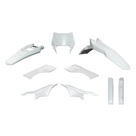Kit de plástica RACETECH (6 pcs) - Blanco