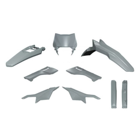 Kit de plástica RACETECH (6 pcs) - Gris