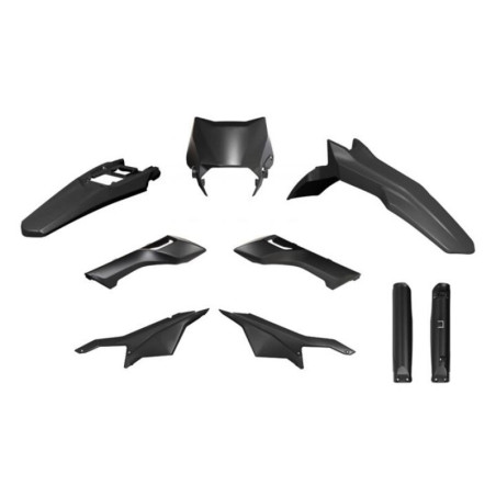 Kit de plástica RACETECH (6 pcs) - Negro