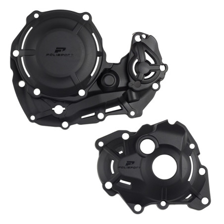 Protector tapa de embrague, encendido y bomba de agua POLISPORT Extreme - Negro