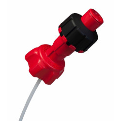 Kit de conversión de llenado rápido para garrafas de gasolina RACETECH - Rojo