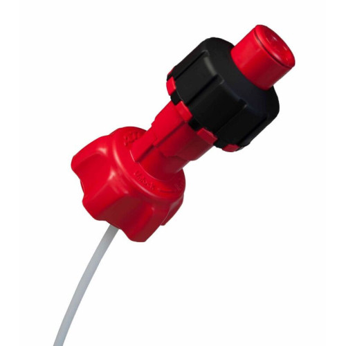 Kit de conversión de llenado rápido para garrafas de gasolina RACETECH - Rojo