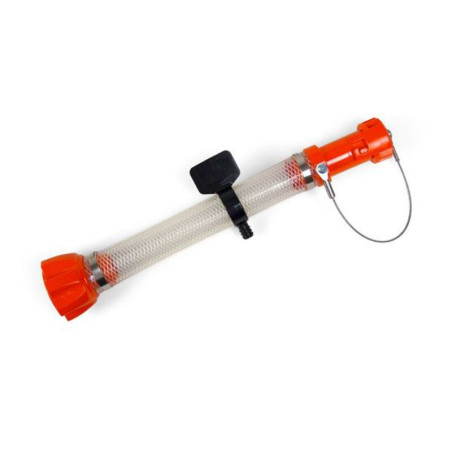 Kit completo de tubo de combustible para garrafa de gasolina RACETECH R15 - Naranja