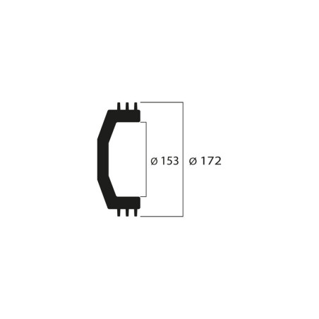 Campana de embrague MALOSSI Maxi Wing Ø153mm 1182gr
