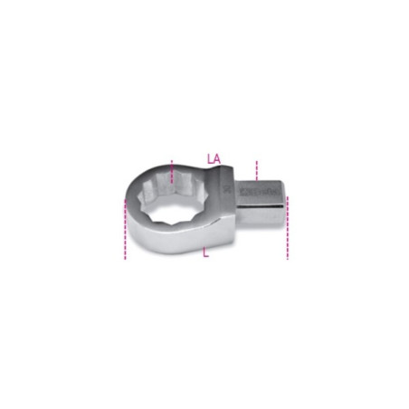 Llave poligonal para barras dinamométricas con unión rectángular BETA - 8mm