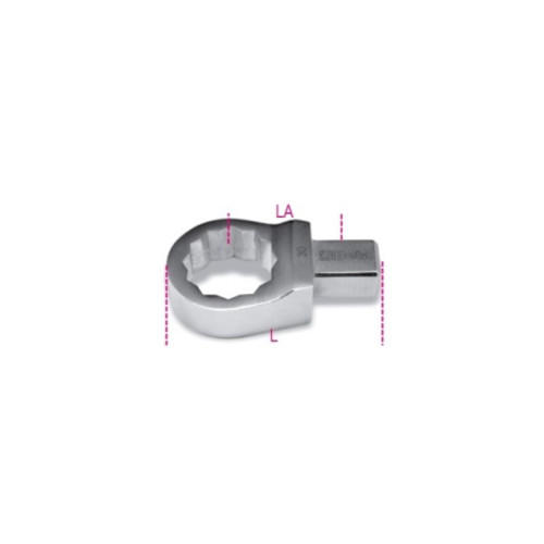 Llave poligonal para barras dinamométricas con unión rectángular BETA - 17mm