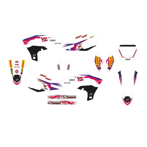 Kit de adhesivos BLACKBIRD Replica Factory Team Yamaha 23 50th Anniversary