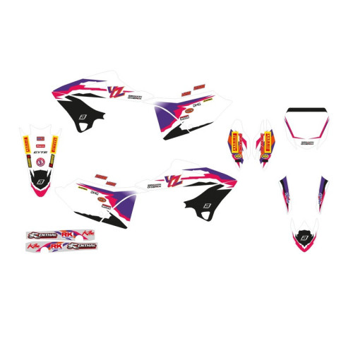 Kit de adhesivos BLACKBIRD Replica Factory Team Yamaha 23 50th Anniversary