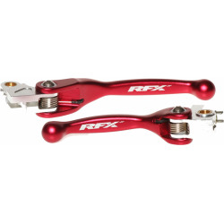 Juego de manetas flexibles forjadas RFX Race Series - rojo