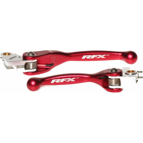 Juego de manetas flexibles forjadas RFX Race Series - rojo