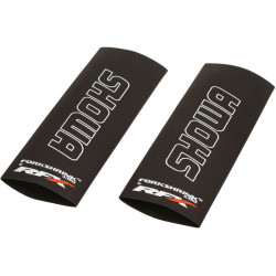 Protector de horquilla superior RFX Race Series Forkshrink con logo Showa - Blanco