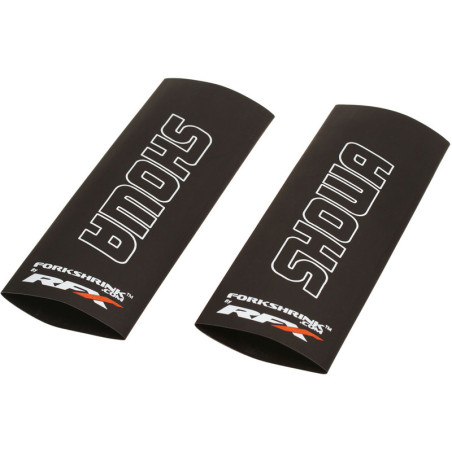 Protector de horquilla superior RFX Race Series Forkshrink con logo Showa - Blanco