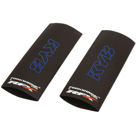 Protector de horquilla superior RFX Race Series Forkshrink con logo KYB - Azul