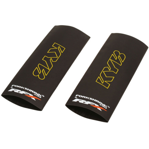 Protector de horquilla superior RFX Race Series Forkshrink con logo KYB - Amarillo