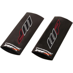 Protector de horquilla superior RFX Race Series Forkshrink con logo WP - Blanco / Rojo