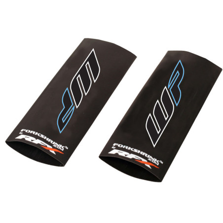 Protector de horquilla superior RFX Race Series Forkshrink con logo WP - Blanco / Azul