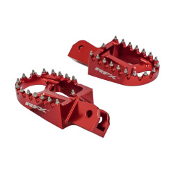 Estriberas RFX Pro Series aluminio CNC - rojo