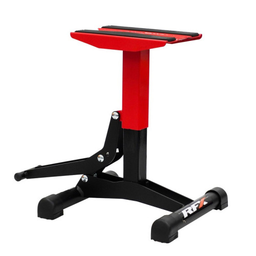 Caballete elevable RFX Pro Series Xtreme de un solo pilar H - Rojo