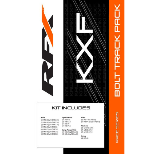 Kit de tornillería Track Pack RFX Race Series