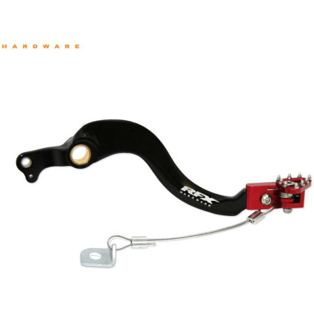 Pedal de freno RFX Pro Flexi-Tip - Negro / Rojo