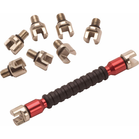 Llave de radios RFX Race con boquillas intercambiables - roja