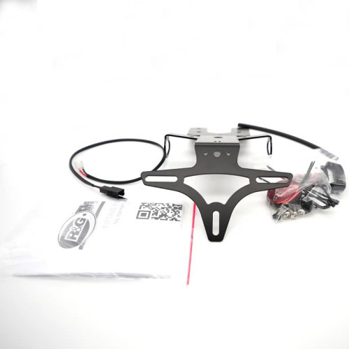 Portamatrículas R&G RACING Tail Tidy - Negro