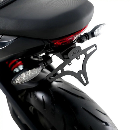 Portamatrículas R&G RACING Tail Tidy - Negro