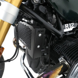 Protector de radiador de aceite R&G RACING Pro aluminio - Negro 2