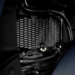 Protector de radiador R&G RACING Pro - negro 2