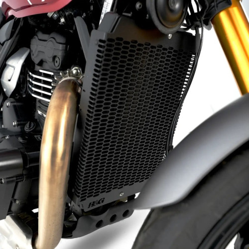 Protector de radiador R&G RACING Pro - negro