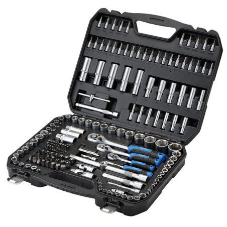Juego de llaves de vaso y puntas métricas DRAPER HI-TORQ® 1/4« 3/8» y 1/2» (188 pcs)