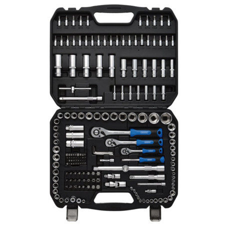 Juego de llaves de vaso y puntas métricas DRAPER HI-TORQ® 1/4« 3/8» y 1/2» (188 pcs)