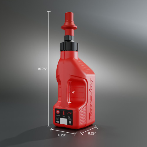 Garrafa de gasolina TUFF JUG blanco con tapón Ripper G3 - 1,25G/5L