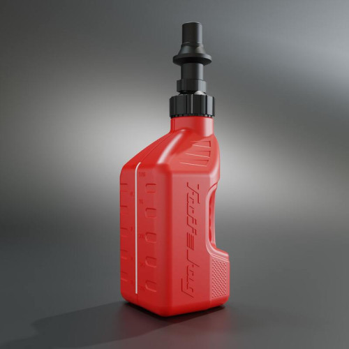 Garrafa de gasolina TUFF JUG rojo con tapón Ripper G3 - 1,25G/5L