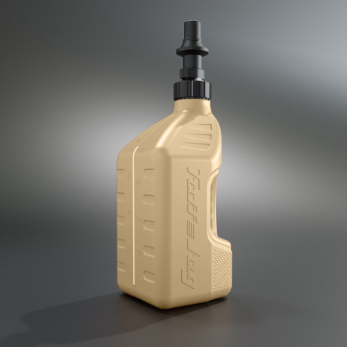 Garrafa de gasolina TUFF JUG beige con tapón Ripper G3 - 2,5G/10L