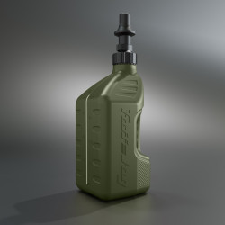 Garrafa de gasolina TUFF JUG verde bosque con tapón Ripper G3 - 2,5G/10L 2