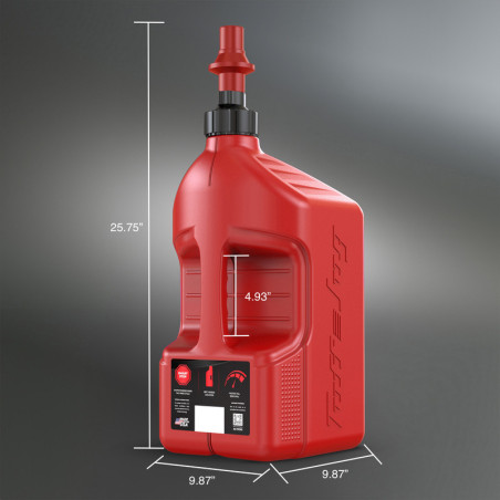 Garrafa de gasolina TUFF JUG blanco con tapón Ripper G3 - 5G/20L