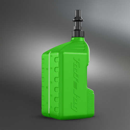 Garrafa de gasolina TUFF JUG verde con tapón Ripper G3 - 5G/20L