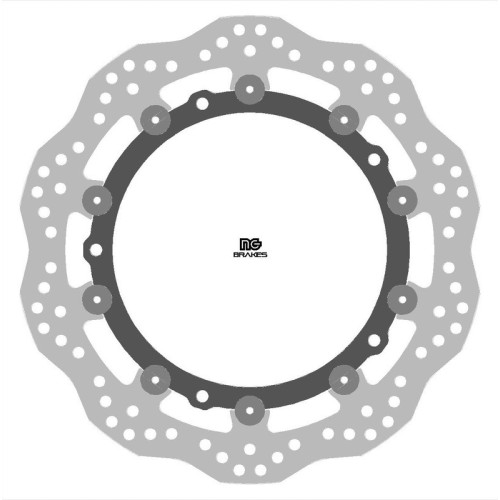 Disco de freno NG BRAKES ondulado flotante – Llanta de radios