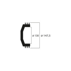 Campana de embrague refrigerada MALOSSI Maxi Wing Ø130mm 933gr 2